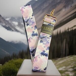 Kedzie Interchangeable Bag Strap Daydream Purple Blue Pink Tie-Dyed 2" Wide Gift